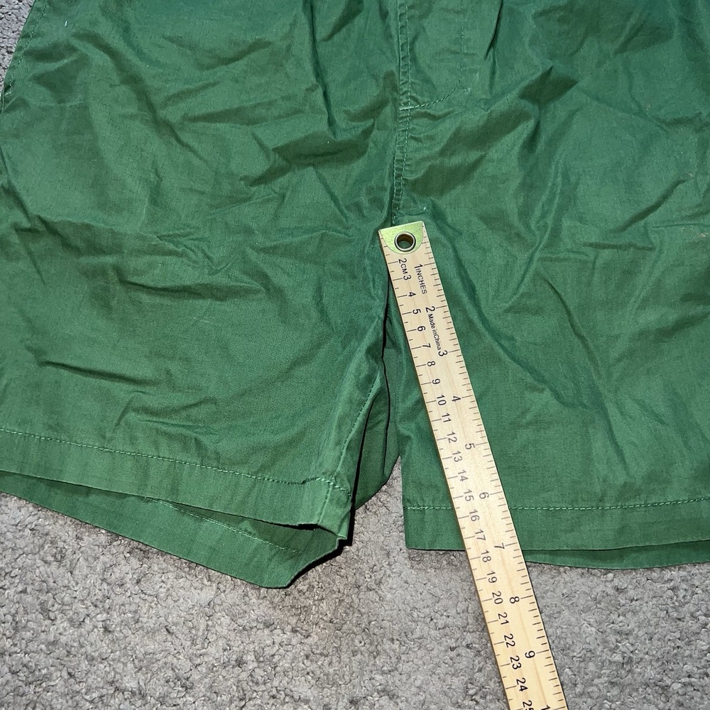 Stussy Australia Cotton Shorts Mens 32 Green Excellent Logo Drawstring Skate - Picture 7 of 7